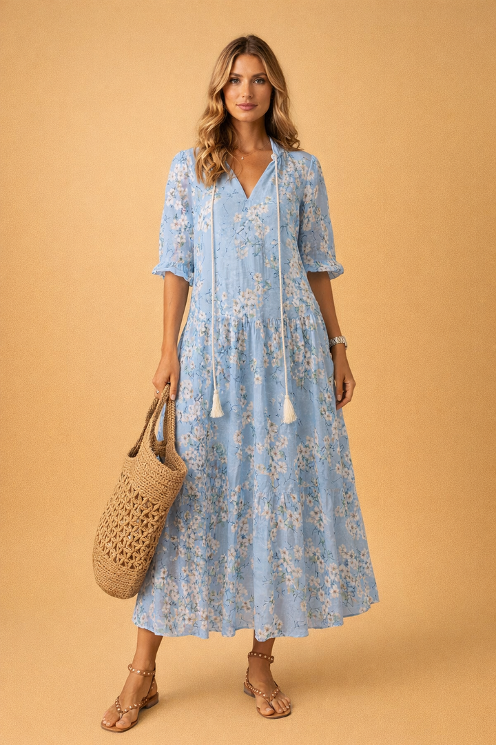 ANA | Floral Print Maxi Dress 0