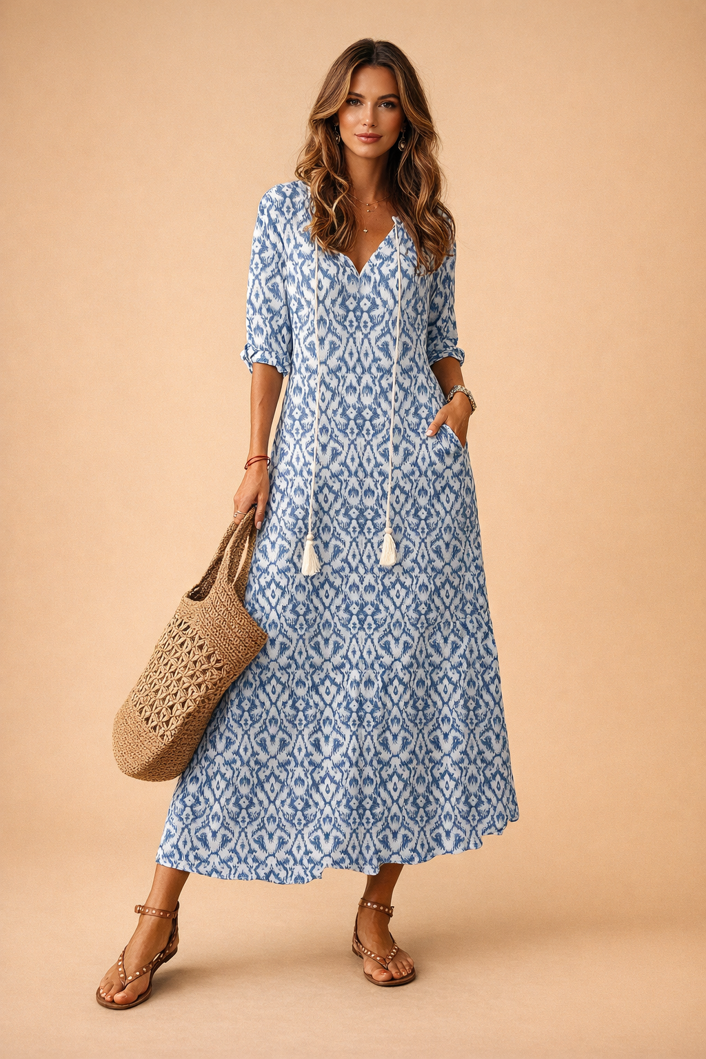 ANA | Floral Print Maxi Dress 1