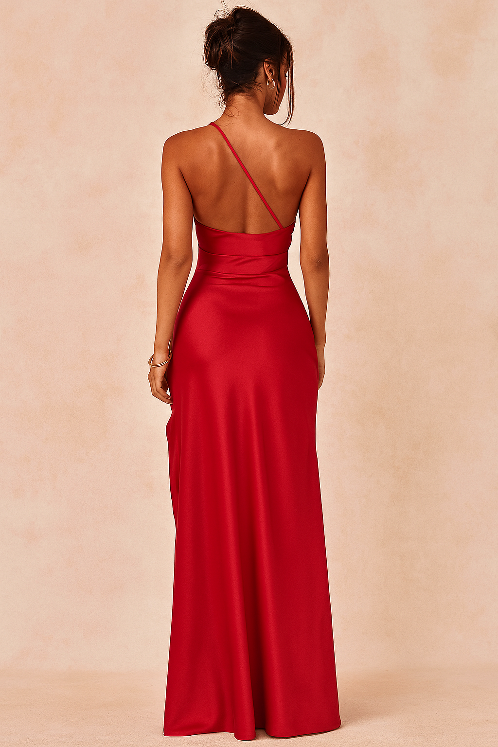 Abigail | One-Shoulder Asymmetrical Maxi Dress 2