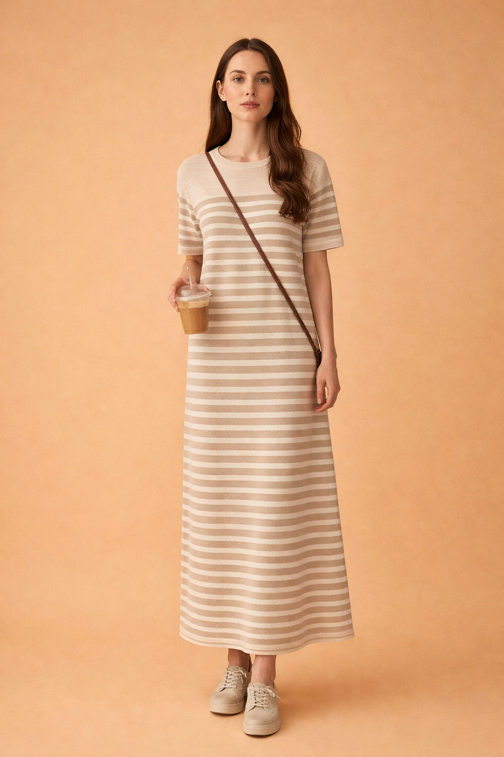 Adeline | Summer dress with striped t-shirt 2