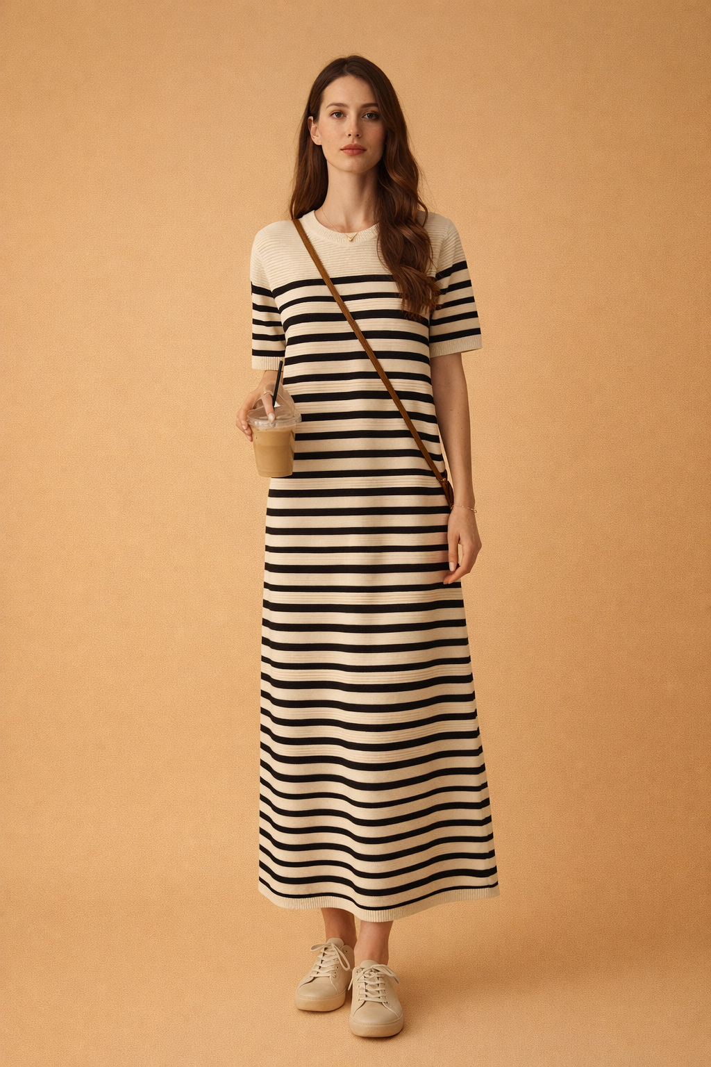 Adeline | Summer dress with striped t-shirt 3