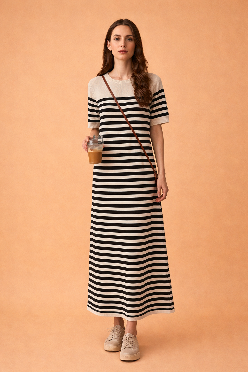 Adeline | Summer dress with striped t-shirt 4