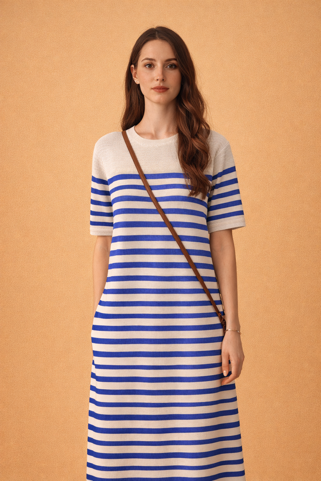 Adeline | Summer dress with striped t-shirt 7