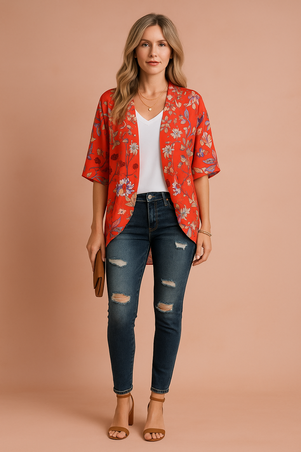 Amiri | Airy Women's Kimono with Print 0