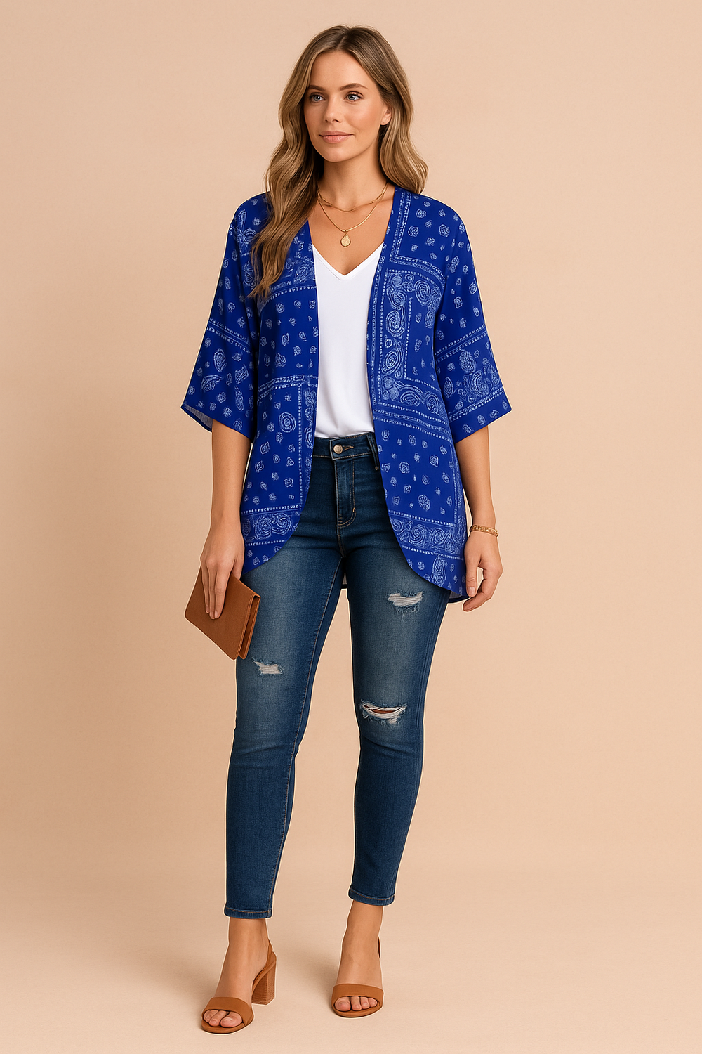 Amiri | Airy Women's Kimono with Print 1