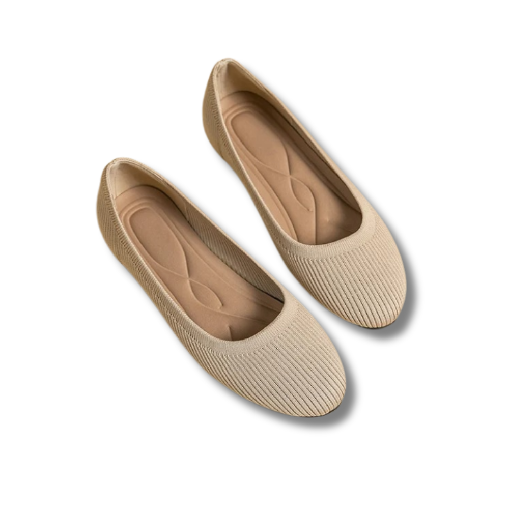Black Orthopedic Ballet Flats for Women with Arch Support - Comfortable Everyday Flat Shoes 2