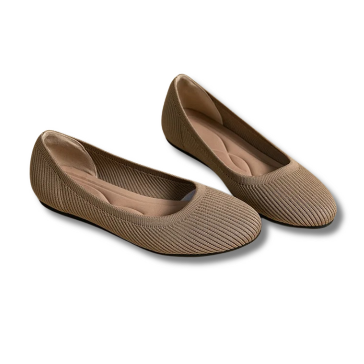 Black Orthopedic Ballet Flats for Women with Arch Support - Comfortable Everyday Flat Shoes 3