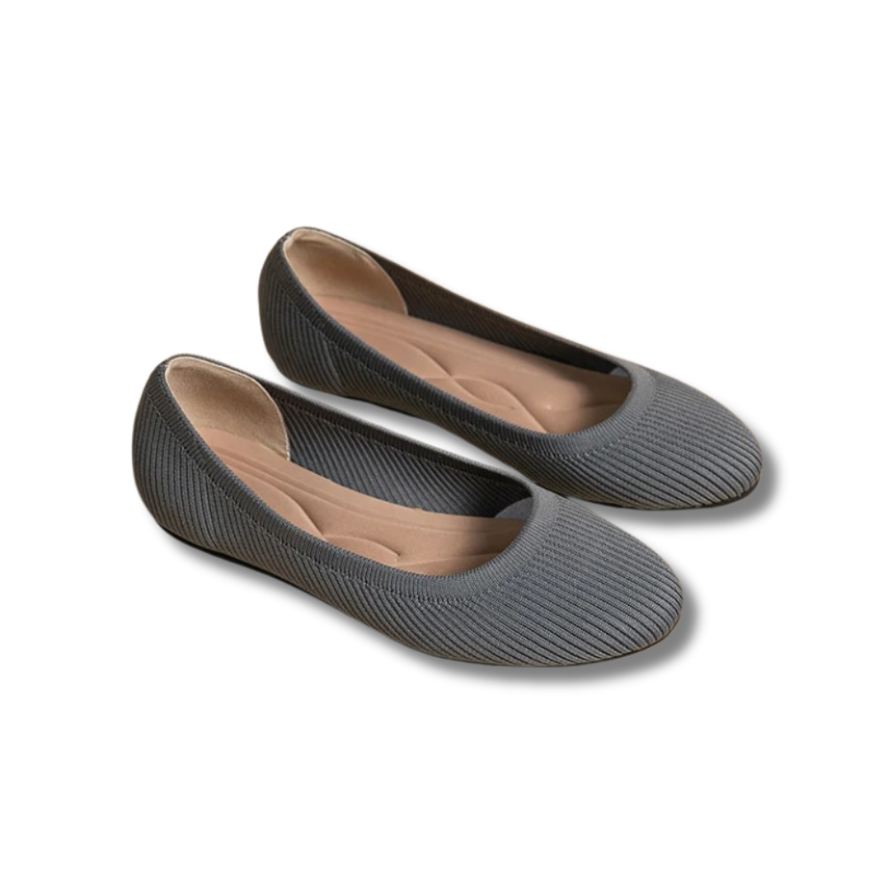 Black Orthopedic Ballet Flats for Women with Arch Support - Comfortable Everyday Flat Shoes 4
