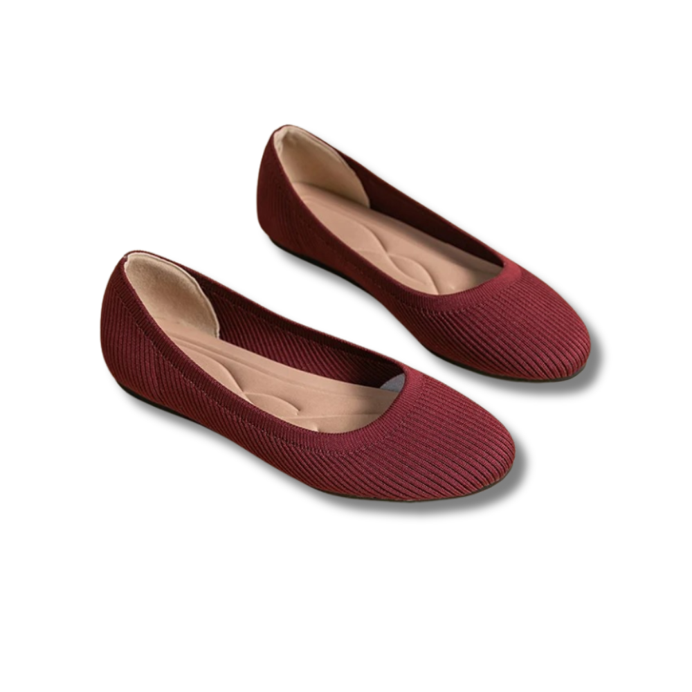 Black Orthopedic Ballet Flats for Women with Arch Support - Comfortable Everyday Flat Shoes 5
