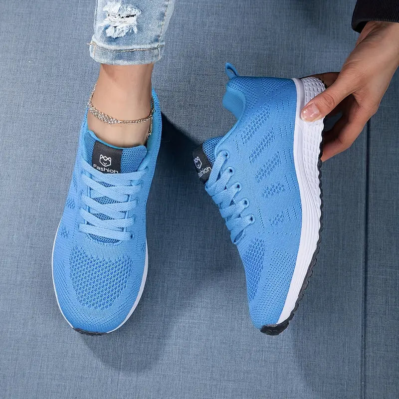 Breathable Knit Sneakers with Arch Support for Spring and Summer 0