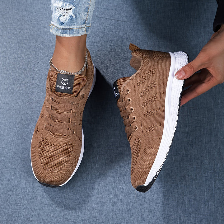 Breathable Knit Sneakers with Arch Support for Spring and Summer 6