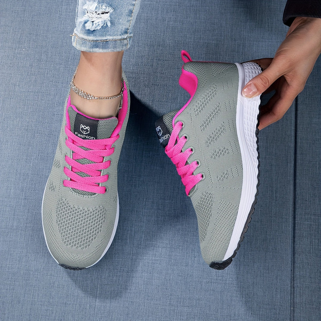 Breathable Knit Sneakers with Arch Support for Spring and Summer 7