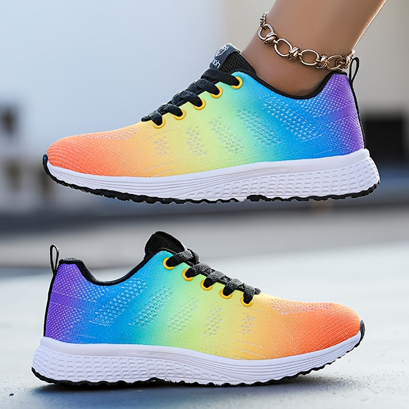Breathable Knit Sneakers with Arch Support for Spring and Summer 8
