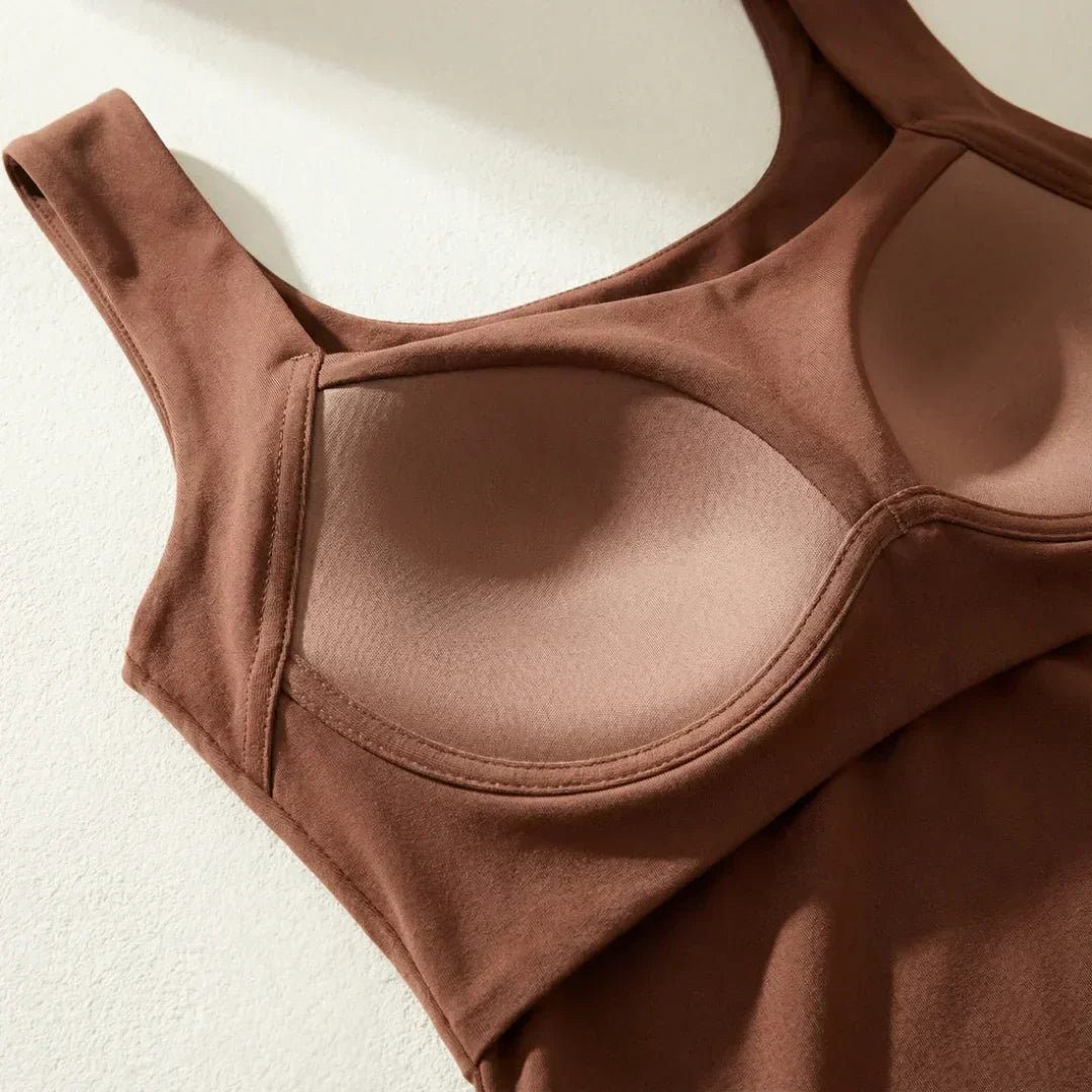 Breathable Tank Top with Integrated Bra for Women - Comfort & Style 5