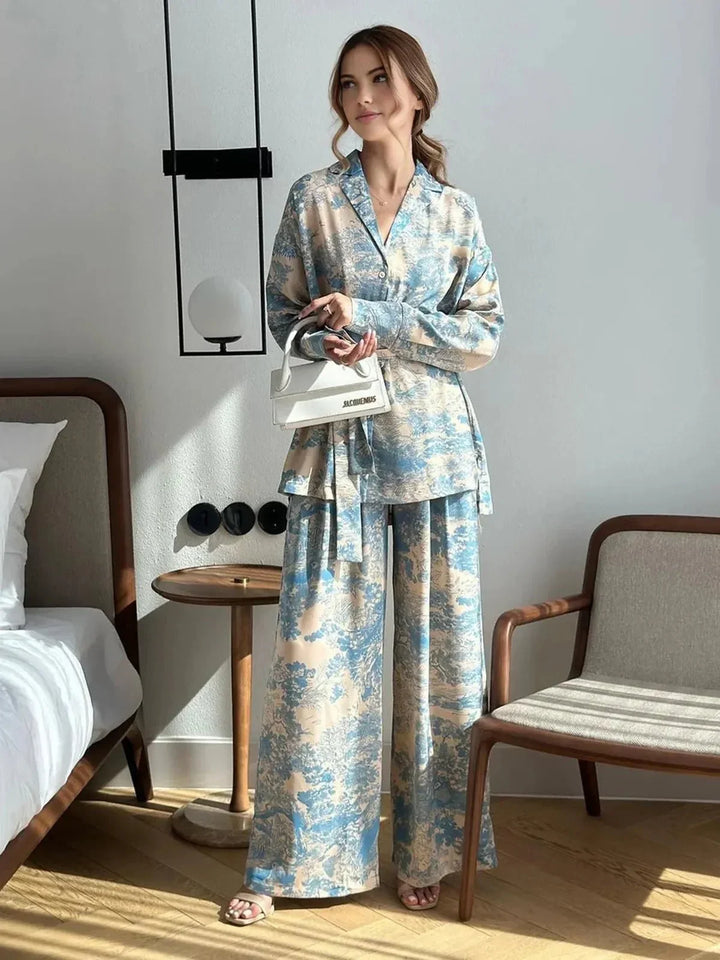 Britta | Women's Casual Two-Piece Print Set 2