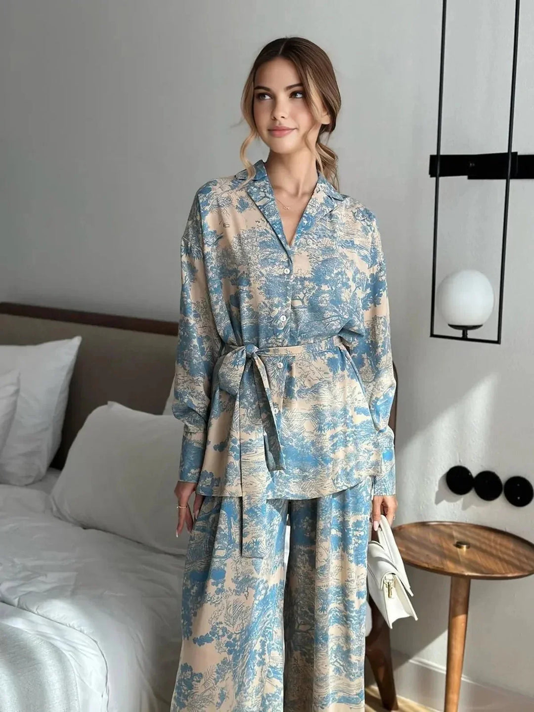 Britta | Women's Casual Two-Piece Print Set 3