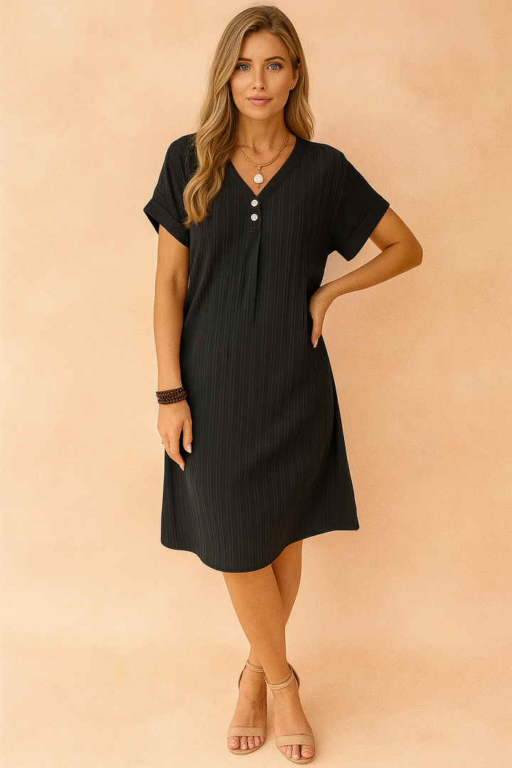 CANDICE | Elegant V-Neck Dress 1