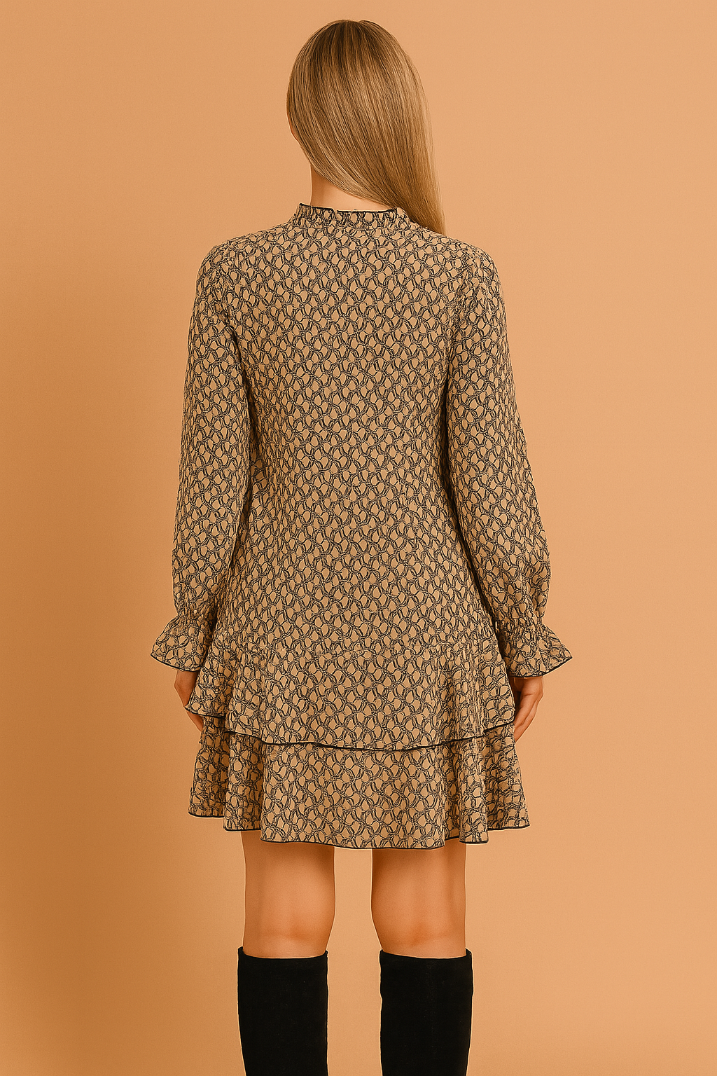 CHARICE | Elegant Long Sleeve Dress 2