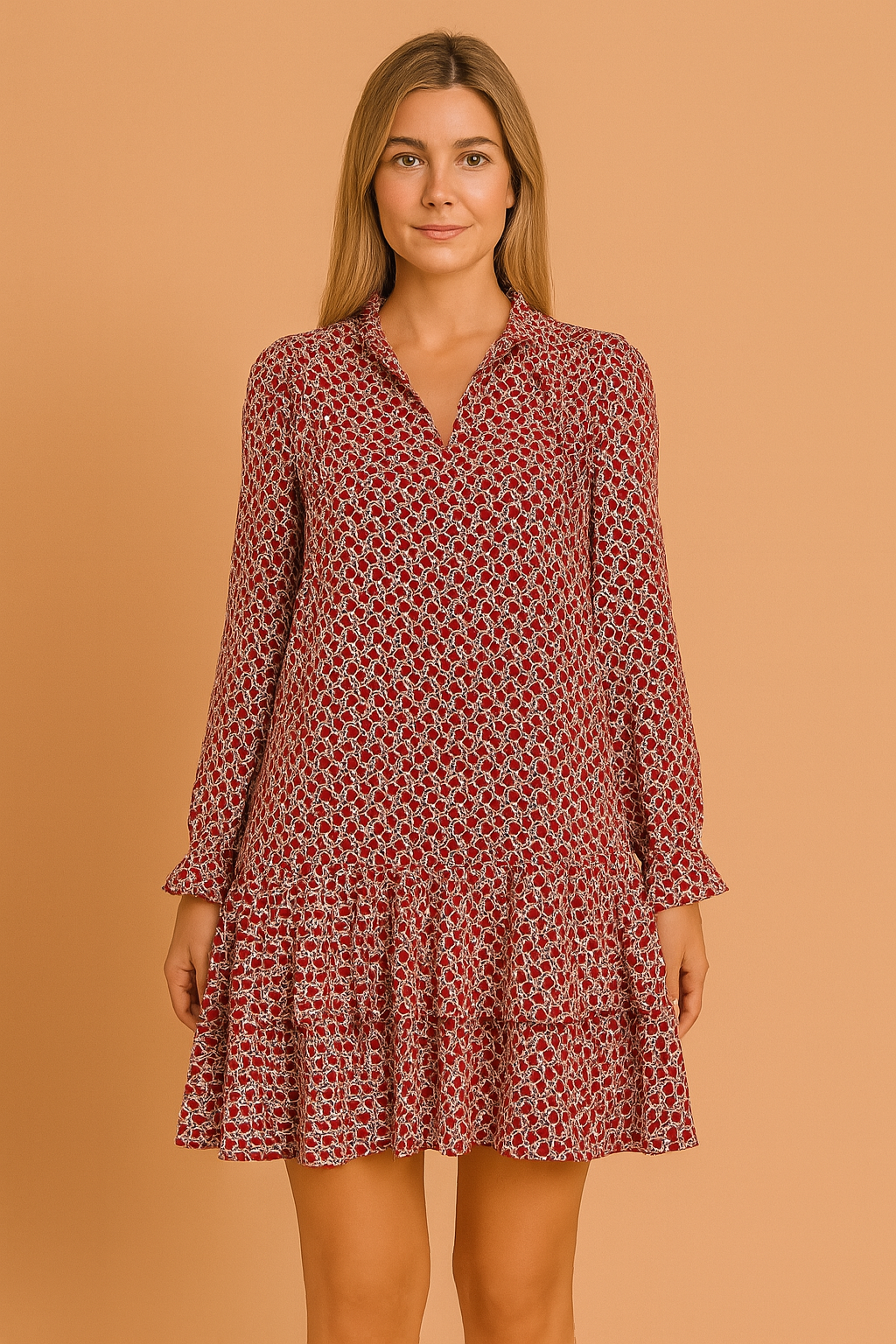 CHARICE | Elegant Long Sleeve Dress 3