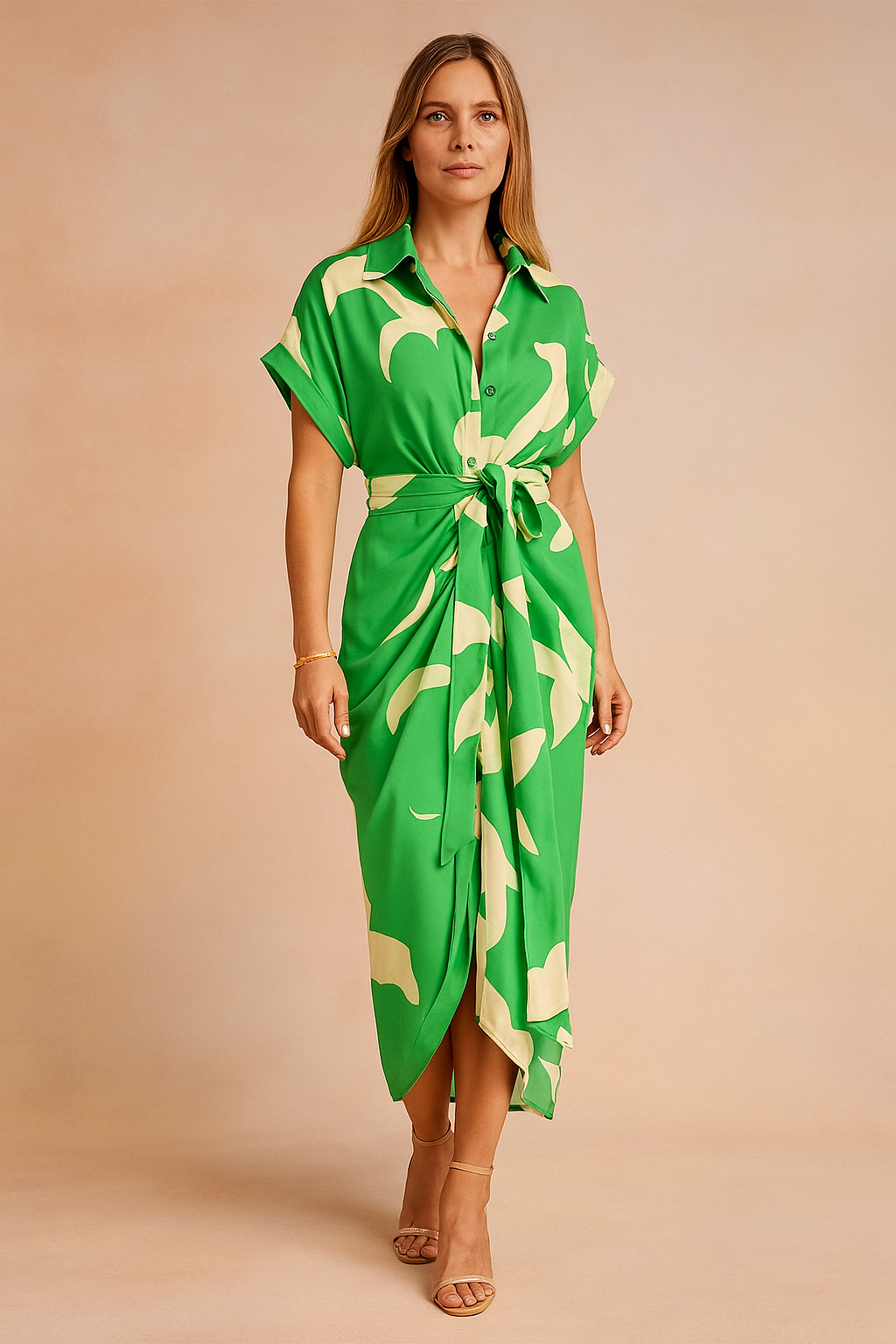 CHARLOT | Chic Summer Maxi Dress with Bow 0