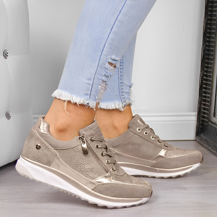 Comfortable Sneakers with Arch Support and Zip Closure for Active Lifestyle 10