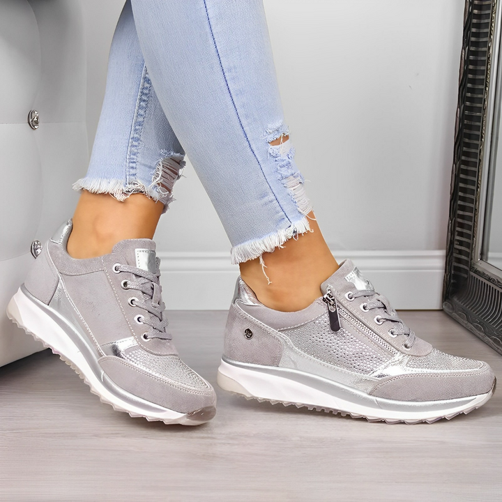 Comfortable Sneakers with Arch Support and Zip Closure for Active Lifestyle 2