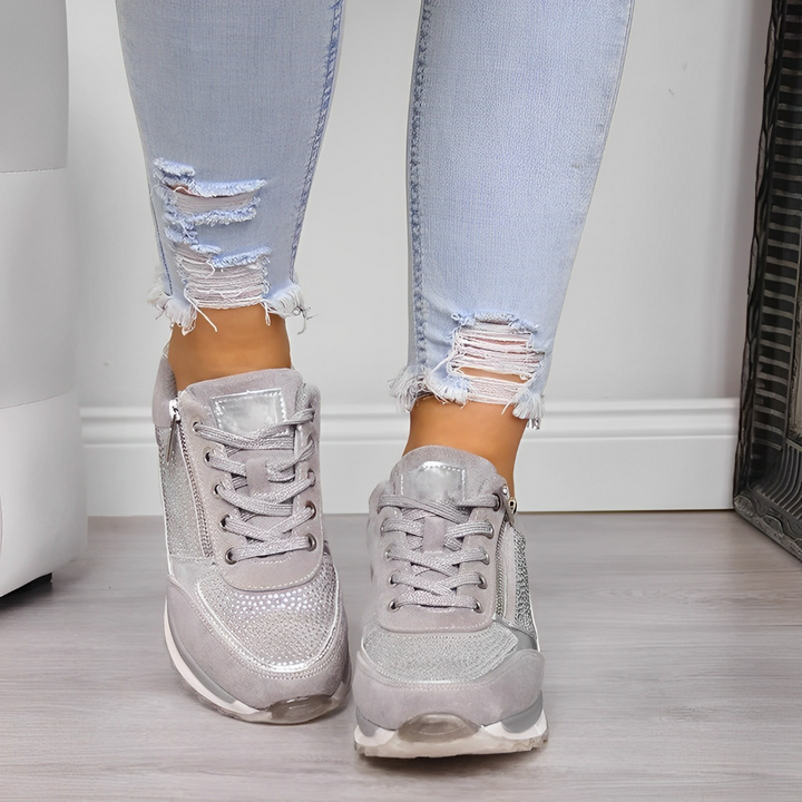 Comfortable Sneakers with Arch Support and Zip Closure for Active Lifestyle 4
