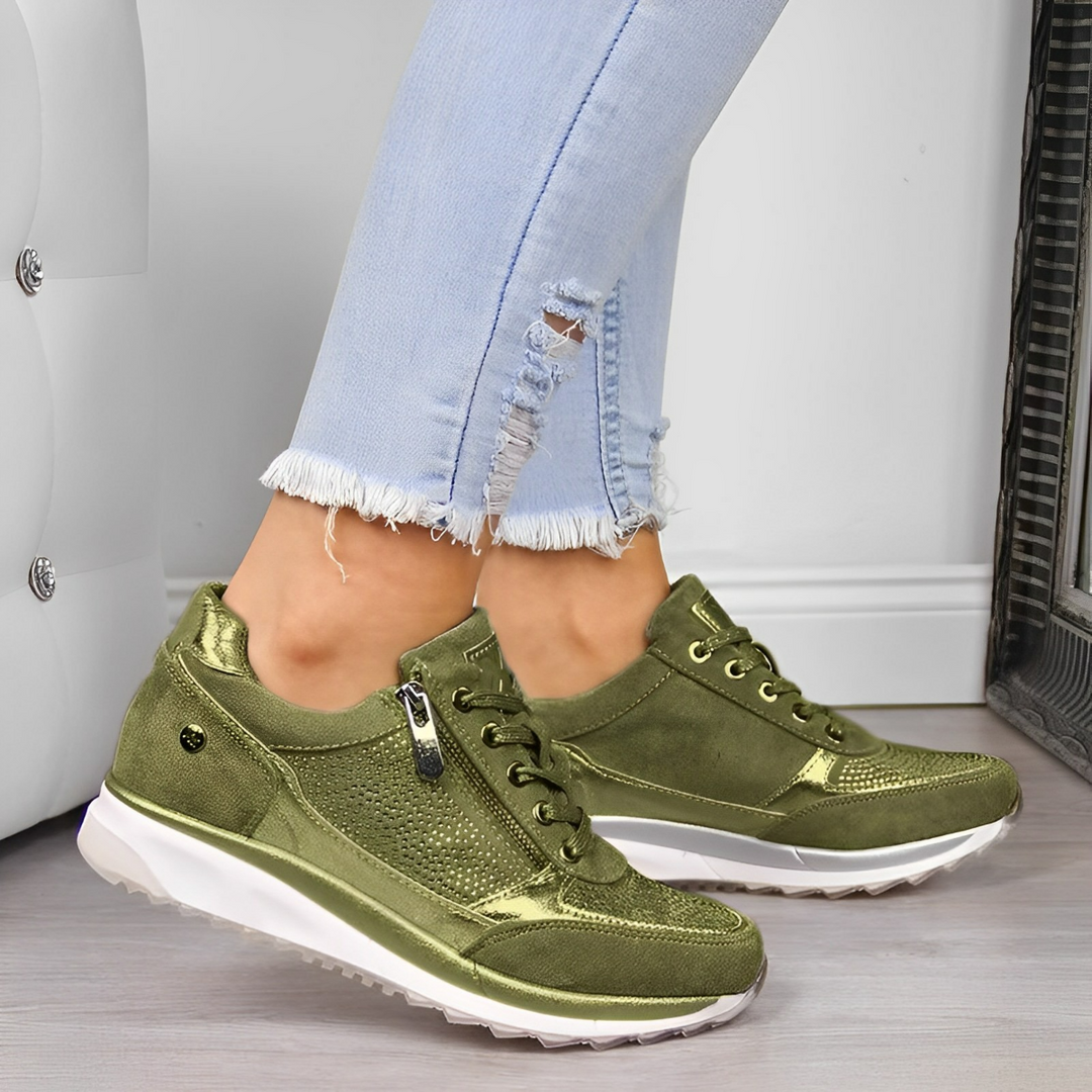 Comfortable Sneakers with Arch Support and Zip Closure for Active Lifestyle 8