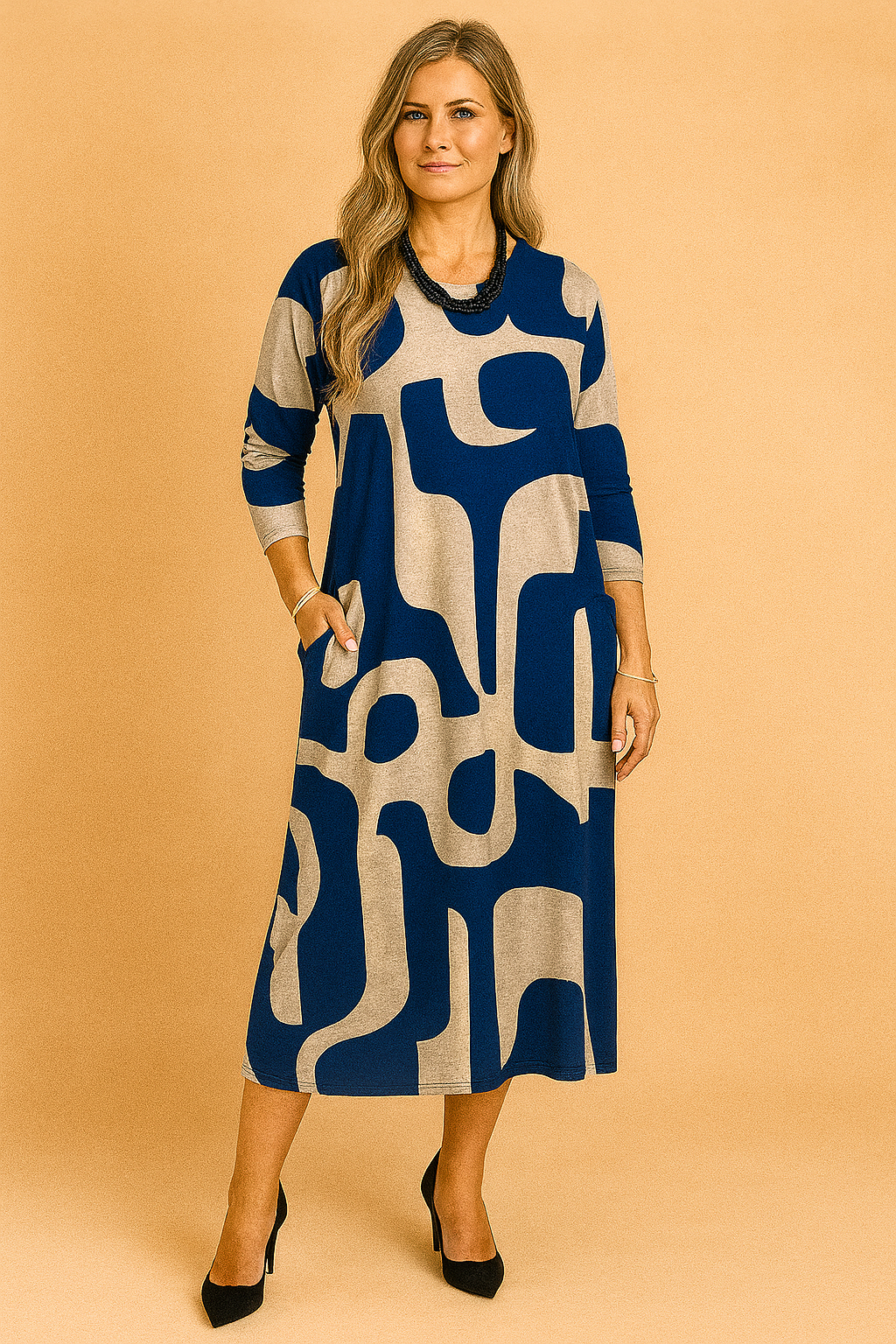 EMMA | Art Print Maxi Dress 2