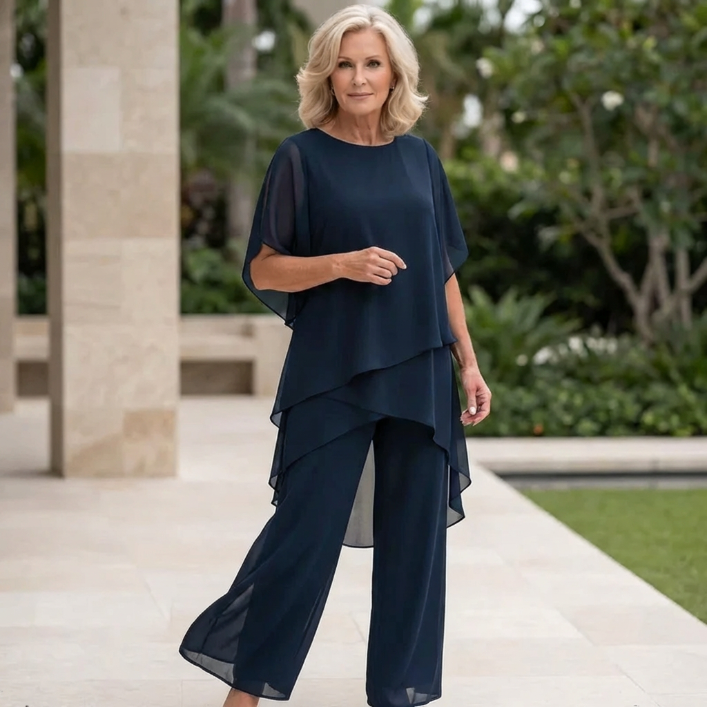 Elegant Layered Set for Women - Flattering Fit & Breathable Comfort 0