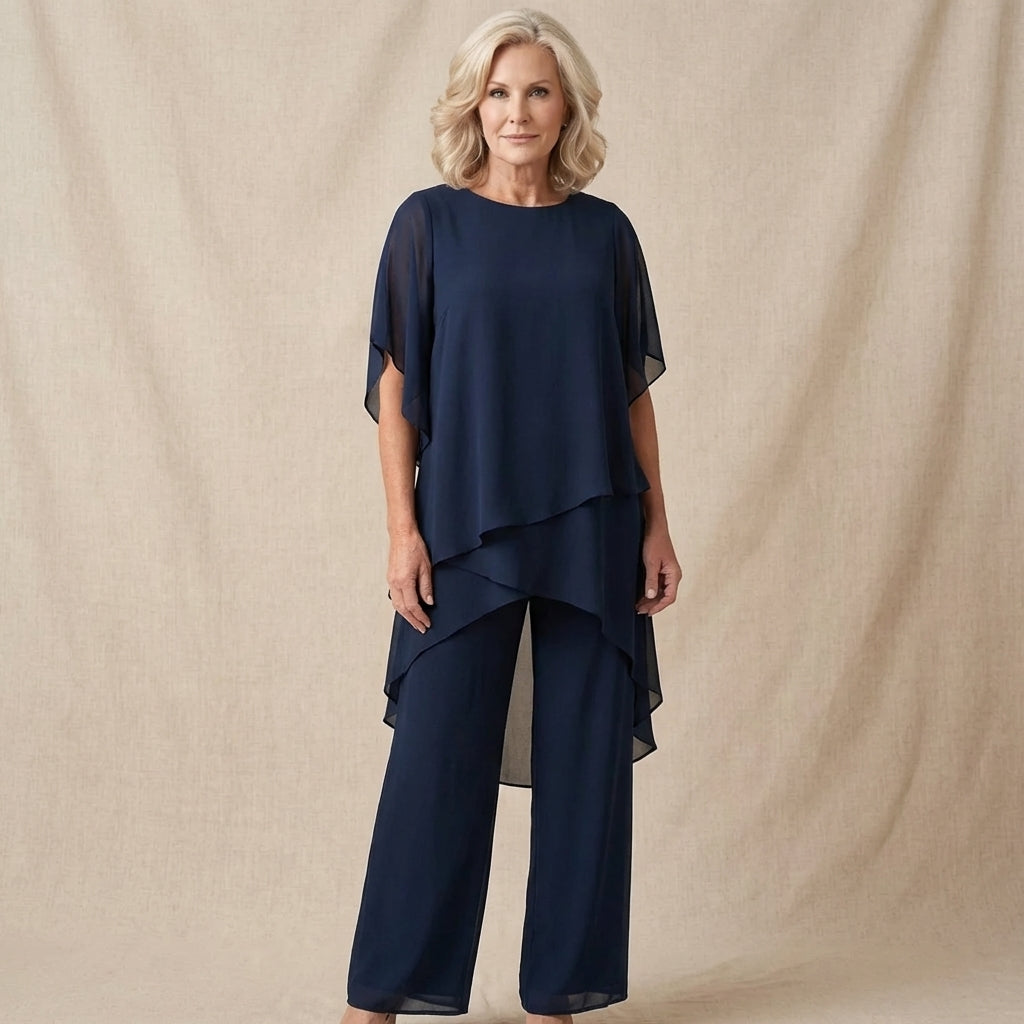 Elegant Layered Set for Women - Flattering Fit & Breathable Comfort 1