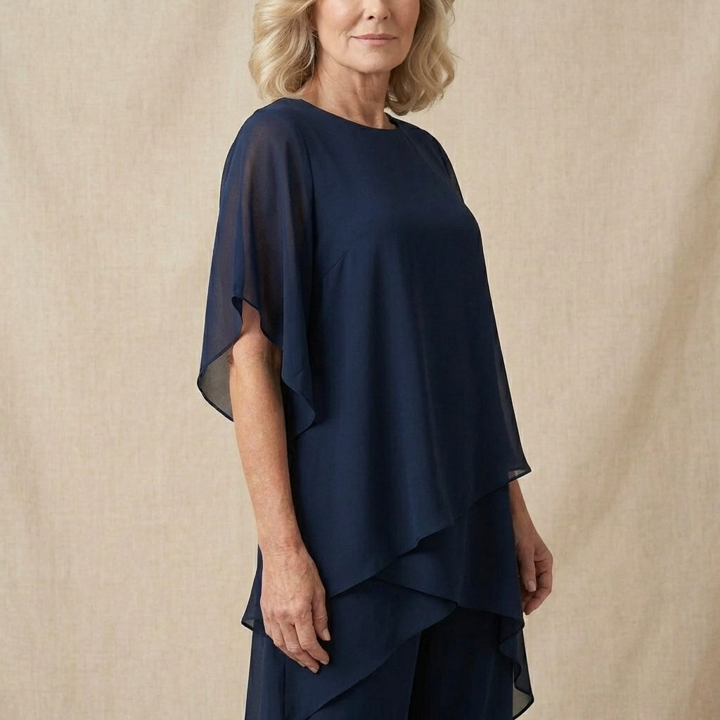 Elegant Layered Set for Women - Flattering Fit & Breathable Comfort 2