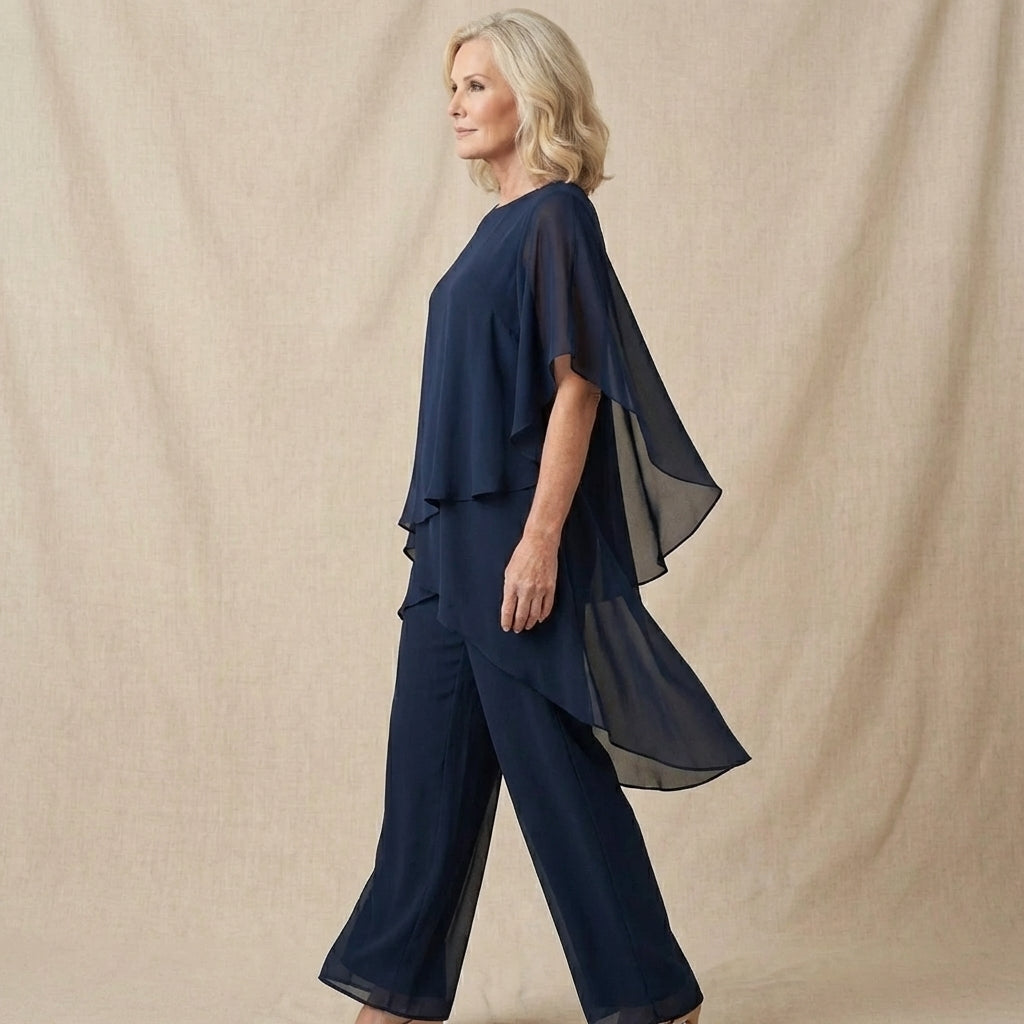 Elegant Layered Set for Women - Flattering Fit & Breathable Comfort 3