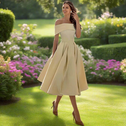 Elegant Strapless Midi Dress for Summer Events 10