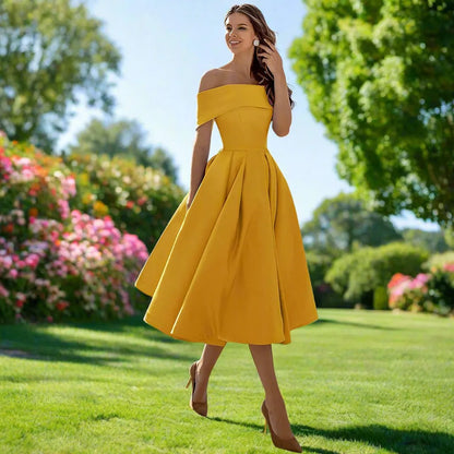 Elegant Strapless Midi Dress for Summer Events 13