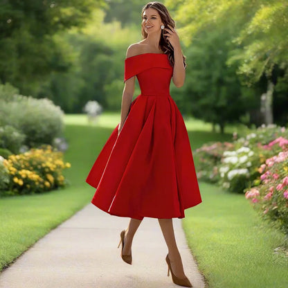 Elegant Strapless Midi Dress for Summer Events 18