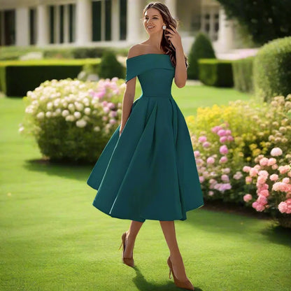 Elegant Strapless Midi Dress for Summer Events 5