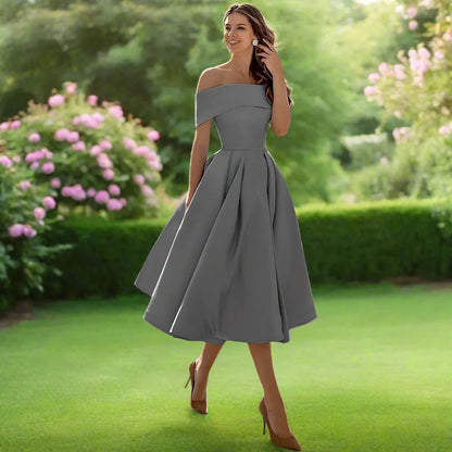 Elegant Strapless Midi Dress for Summer Events 6