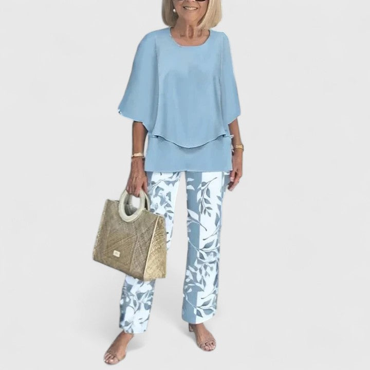 Elegant Two-Piece Set - Stylish Women's Outfit for Summer, Versatile Women's Clothing for Casual to Evening Wear 12