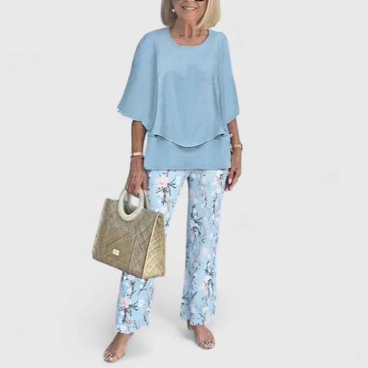 Elegant Two-Piece Set - Stylish Women's Outfit for Summer, Versatile Women's Clothing for Casual to Evening Wear 8