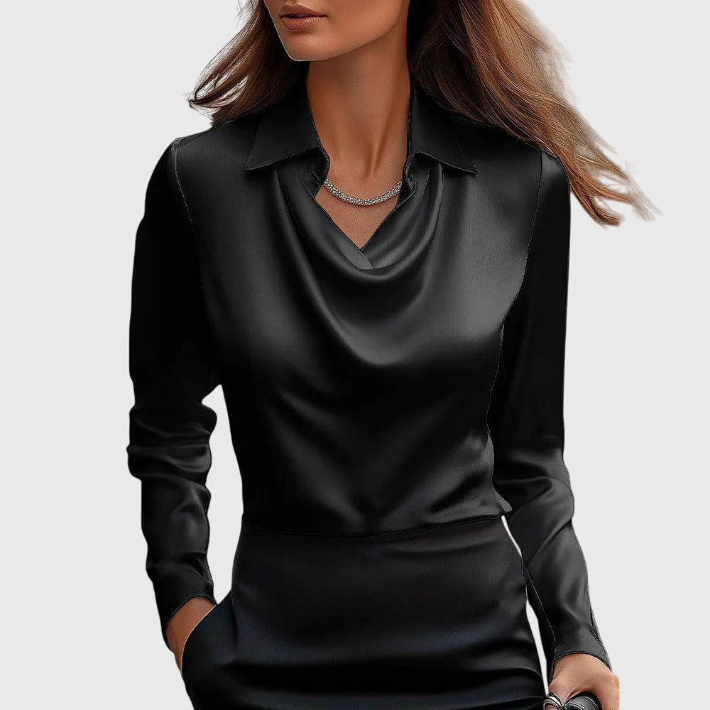 Elegant Women's Blouse - Chic Summer Tops for Women, Flattering Fit, Versatile Style for Any Occasion 2
