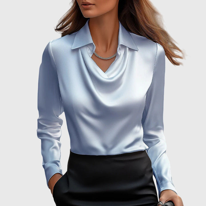 Elegant Women's Blouse - Chic Summer Tops for Women, Flattering Fit, Versatile Style for Any Occasion 3