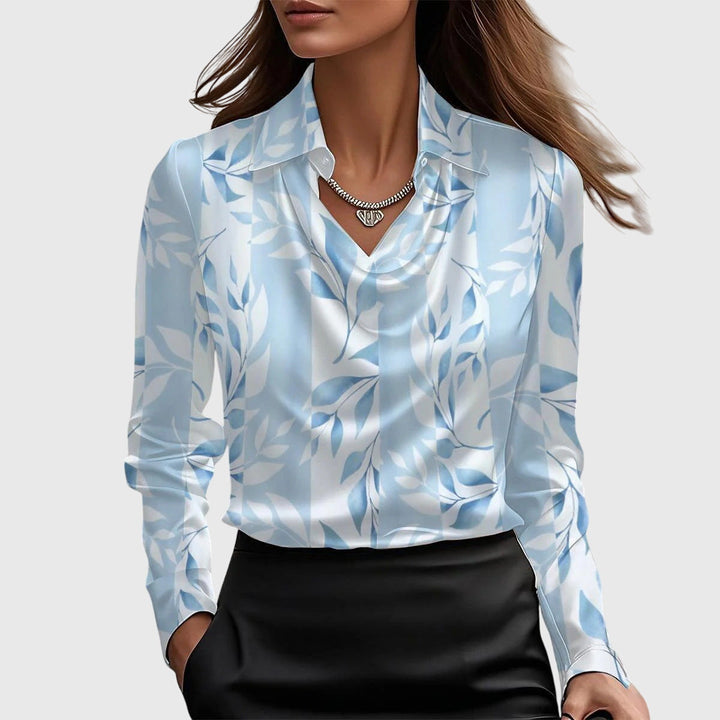 Elegant Women's Blouse - Chic Summer Tops for Women, Flattering Fit, Versatile Style for Any Occasion 4