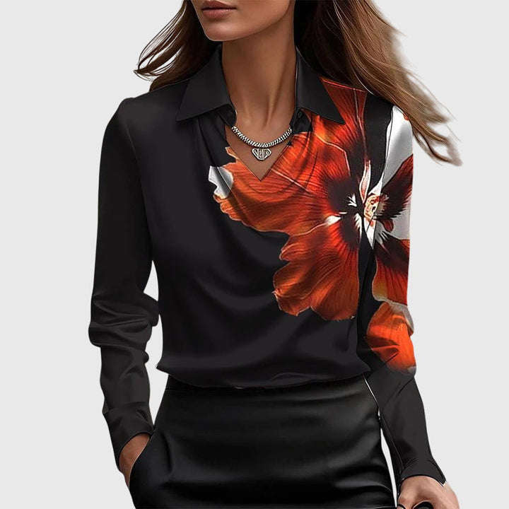 Elegant Women's Blouse - Chic Summer Tops for Women, Flattering Fit, Versatile Style for Any Occasion 5