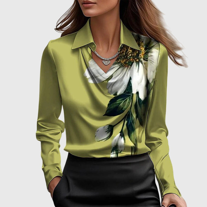 Elegant Women's Blouse - Chic Summer Tops for Women, Flattering Fit, Versatile Style for Any Occasion 6