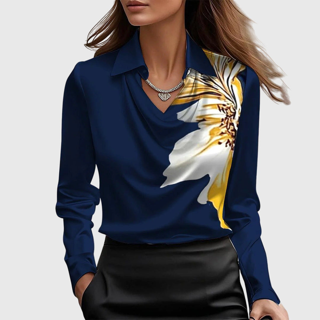 Elegant Women's Blouse - Chic Summer Tops for Women, Flattering Fit, Versatile Style for Any Occasion 7
