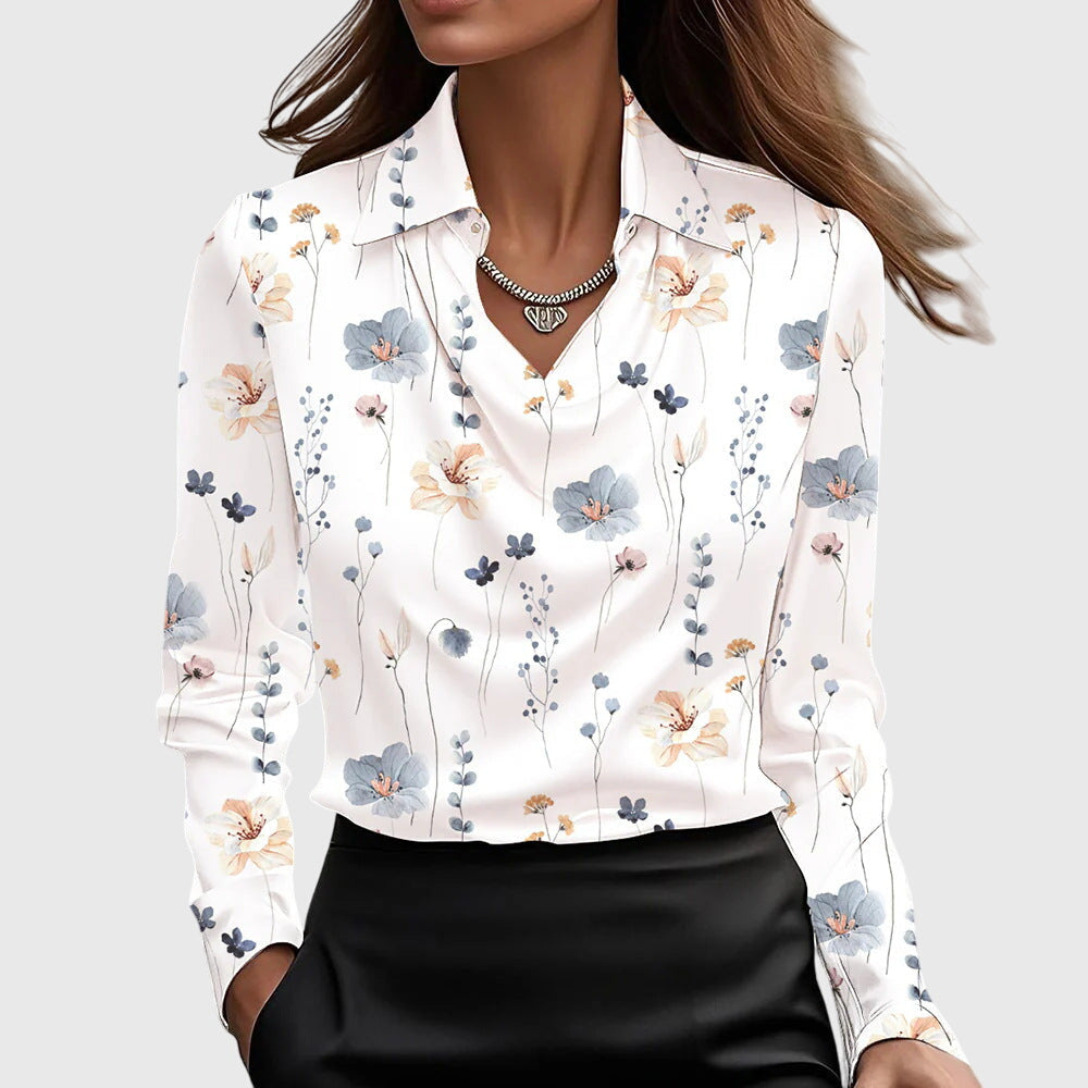 Elegant Women's Blouse - Chic Summer Tops for Women, Flattering Fit, Versatile Style for Any Occasion 8