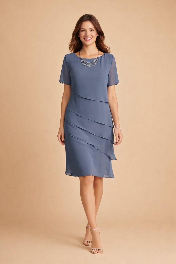 Elegant Women’s Chiffon Dress Relaxed Fit for Spring and Summer 1