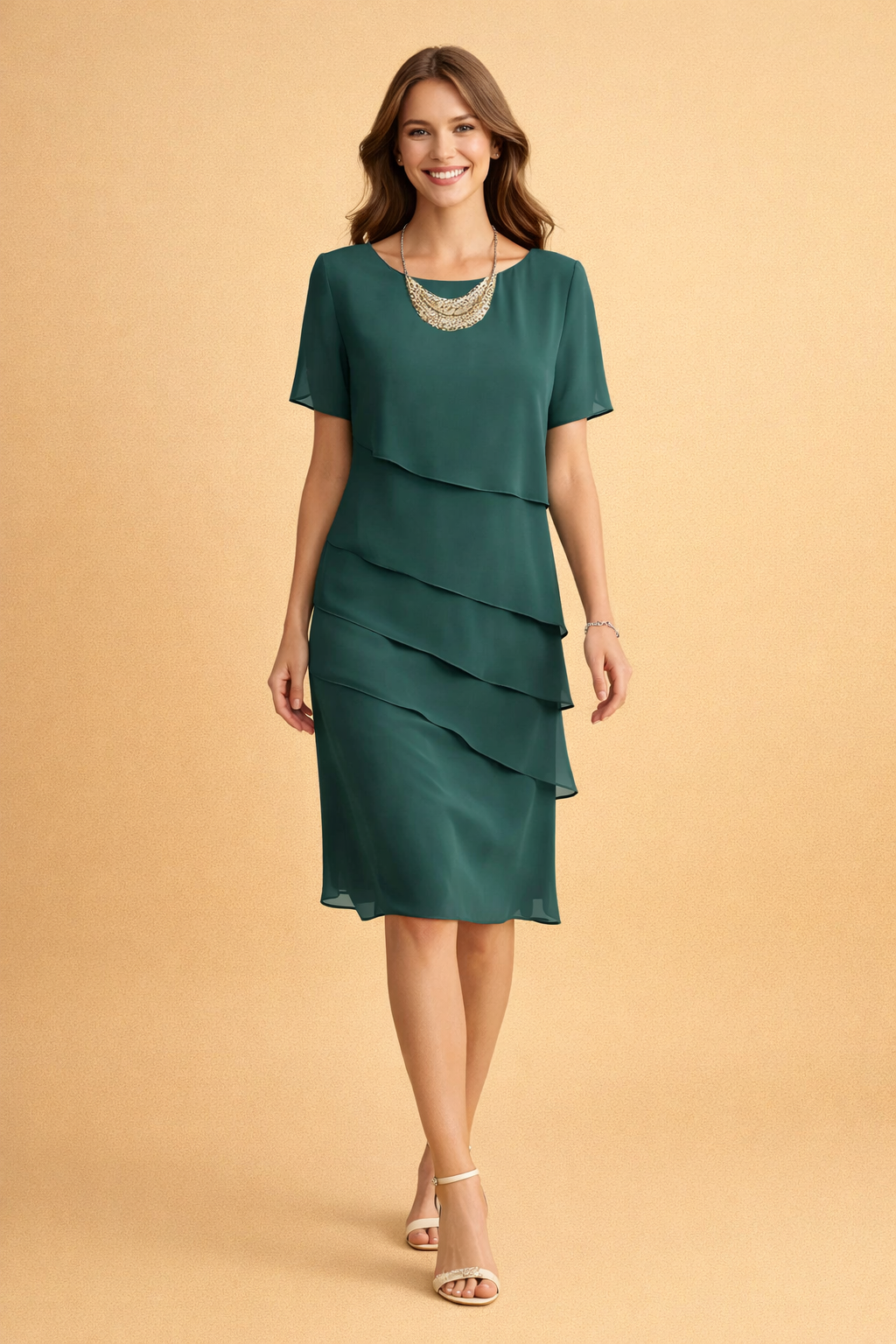 Elegant Women’s Chiffon Dress Relaxed Fit for Spring and Summer 2