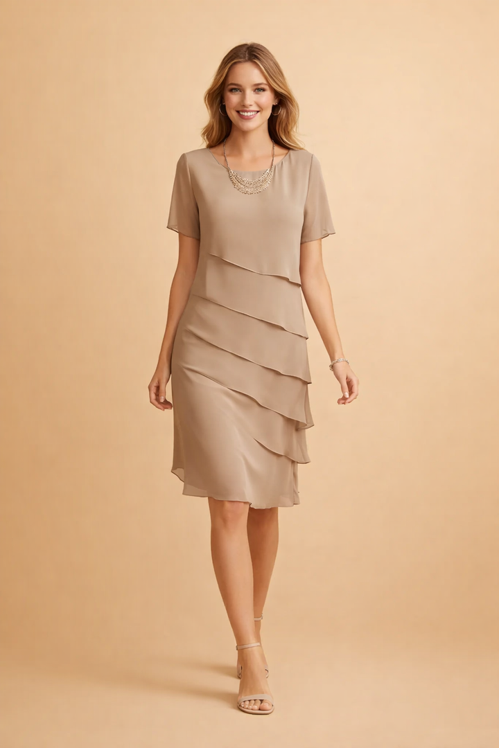 Elegant Women’s Chiffon Dress Relaxed Fit for Spring and Summer 3
